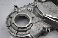 Aluminum Engine Timing Cover BEFORE Chrome-Like Metal Polishing and Buffing Services | Aluminum Polishing