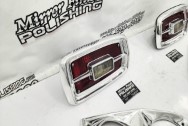 Vintage 1967 Ford Fairlane GT Front and Rear Headlight Bezels AFTER Chrome-Like Metal Polishing and Buffing Services | Restoration Services | Trim Polishing Services