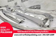 1965 Chevy Corvette Hardtop Stainless Steel Trim AFTER Chrome-Like Polishing | Stainless Steel Polishing | Car Trim Polishing Services | Finishing Services