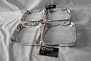 1970 Oldsmobile Vista Cruiser Stainless Steel Trim Pieces AFTER Chrome-Like Metal Polishing and Buffing Services - Stainless Steel Polishing