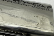 Stainless Steel Trim BEFORE Chrome-Like Metal Polishing | Trim Polishing | Stainless Steel Polishing | Dent and Scratch Services