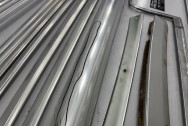 Stainless Steel Trim BEFORE Chrome-Like Metal Polishing and Buffing Services | Trim Polishing Services