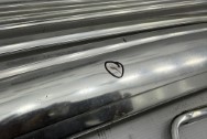 Stainless Steel Trim BEFORE Chrome-Like Metal Polishing and Buffing Services | Trim Polishing Services