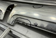 Stainless Steel Trim BEFORE Chrome-Like Metal Polishing and Buffing Services | Trim Polishing Services
