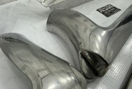 1965 Chevy Corvette Hardtop Stainless Steel Trim BEFORE Chrome-Like Polishing | Stainless Steel Polishing | Car Trim Polishing Services | Finishing Services