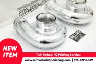 GT Turbos Aluminum Twin Turbos AFTER Chrome-Like Metal Polishing | Aluminum Polishing | Turbo Polishing Services