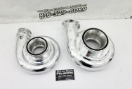 GT Turbos Aluminum Twin Turbos AFTER Chrome-Like Metal Polishing | Aluminum Polishing | Turbo Polishing Services