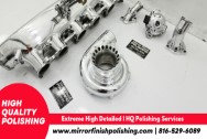 Precision Turbo Aluminum Turbo Housing AFTER Chrome-Like Metal Polishing | Aluminum Polishing | Turbo Polishing Services