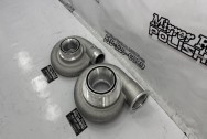 GT Turbos Aluminum Twin Turbos BEFORE Chrome-Like Metal Polishing | Aluminum Polishing | Turbo Polishing Services
