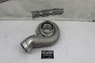 Precision Turbo Aluminum Turbo Compressor Housing BEFORE Chrome-Like Metal Polishing and Buffing Services | Restoration Services | Turbo Polishing Services