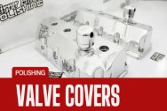 Aluminum Valve Covers AFTER Chrome-Like Metal Polishing and Buffing Services | Restoration Services | Valve Cover Polishing