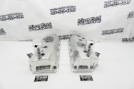 Aluminum Valve Covers AFTER Chrome-Like Metal Polishing and Buffing Services | Restoration Services | Valve Cover Polishing
