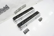 Chevy Aluminum Valve Covers AFTER Chrome-Like Metal Polishing and Buffing Services | Restoration Services | Valve Cover Polishing
