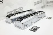 Chevy Aluminum Valve Covers AFTER Chrome-Like Metal Polishing and Buffing Services | Restoration Services | Valve Cover Polishing