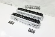 Chevy Aluminum Valve Covers AFTER Chrome-Like Metal Polishing and Buffing Services | Restoration Services | Valve Cover Polishing