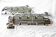 Ford Mustang GT500 4.6L V8 DOHC Aluminum Valve Covers AFTER Chrome-Like Metal Polishing and Buffing Services