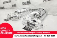 Aluminum Valve Covers AFTER Chrome-Like Metal Polishing and Buffing Services / Restoration Services | Valve Covers Polishing Services