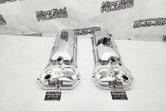 Aluminum Valve Covers AFTER Chrome-Like Metal Polishing and Buffing Services / Restoration Services | Valve Covers Polishing Services