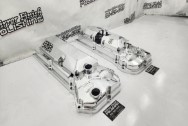 Aluminum Valve Covers AFTER Chrome-Like Metal Polishing and Buffing Services / Restoration Services | Valve Covers Polishing Services