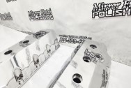 Aluminum Ray Barton Valve Covers AFTER Chrome-Like Polishing | Valve Cover Polishing | Aluminum Polishing Services