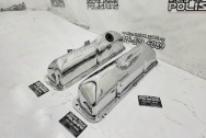 1966 Ford Thunderbird 428 FE Engine Steel Valve Covers AFTER Chrome-Like Polishing | Valve Cover Polishing | Steel Polishing Services