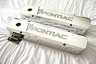 1966 Pontiac GTO Aluminum Valve Covers AFTER Chrome-Like Metal Polishing and Buffing Services