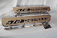 Chevrolet 572 Aluminum Valve Cover AFTER Chrome-Like Metal Polishing and Buffing Services / Restoration Services