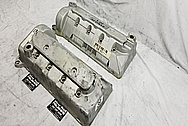 2003 Ford Mustang Cobra Aluminum DOHC Valve Covers BEFORE Chrome-Like Metal Polishing and Buffing Services / Restoration Services - Aluminum Polishing 