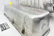 Chevy Aluminum Valve Covers BEFORE Chrome-Like Metal Polishing and Buffing Services | Restoration Services | Valve Cover Polishing