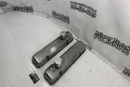 Pontiac Aluminum Valve Covers BEFORE Chrome-Like Metal Polishing | Aluminum Polishing | Valve Cover Polishing Services