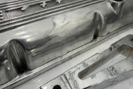 Chevrolet Corvette Valve Covers BEFORE Chrome-Like Metal Polishing | Aluminum Polishing | Valve Cover Polishing Services