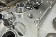 Aluminum Valve Covers BEFORE Chrome-Like Metal Polishing and Buffing Services / Restoration Services | Valve Covers Polishing Services