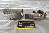 Jaguar Aluminum Water Pipe BEFORE Chrome-Like Metal Polishing and Buffing Services / Restoration Services 