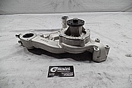 GM Aluminum Water Pump BEFORE Chrome-Like Metal Polishing and Buffing Services / Restoration Services 