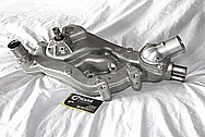 2010 Chevy Silverado 1500 Series 454 LSX Aluminum Water Pump BEFORE Chrome-Like Metal Polishing and Buffing Services / Restoration Services 