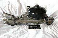 2000 Chevy Corvette Aluminum Water Pump BEFORE Chrome-Like Metal Polishing and Buffing Services / Restoration Services