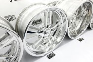 Brand New Aluminum Wheels AFTER Chrome-Like Metal Polishing and Buffing Services | HQ Wheel Polishing Services