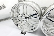 Brand New Aluminum Wheels AFTER Chrome-Like Metal Polishing and Buffing Services | HQ Wheel Polishing Services