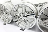 Brand New Aluminum Wheels AFTER Chrome-Like Metal Polishing and Buffing Services | HQ Wheel Polishing Services
