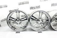 Brand New Aluminum Wheels AFTER Chrome-Like Metal Polishing and Buffing Services | HQ Wheel Polishing Services