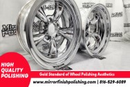Aluminum 5 Star Racing Wheels AFTER Chrome-Like Polishing | Wheel Polishing | Aluminum Polishing Services