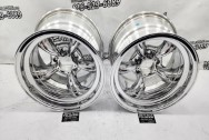 Aluminum 5 Star Racing Wheels AFTER Chrome-Like Polishing | Wheel Polishing | Aluminum Polishing Services