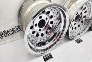 Aluminum Studded Wheels AFTER Chrome-Like Metal Polishing | Aluminum Polishing | Wheel Polishing Service 