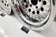 Aluminum Studded Wheels AFTER Chrome-Like Metal Polishing | Aluminum Polishing | Wheel Polishing Service 
