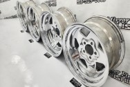 Center Line Aluminum Wheels AFTER Chrome-Like Metal Polishing and Buffing Services | Restoration Services | Wheel Polishing Services