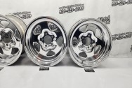 Center Line Aluminum Wheels AFTER Chrome-Like Metal Polishing and Buffing Services | Restoration Services | Wheel Polishing Services