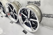 Ford Aluminum Wheels AFTER Chrome-Like Metal Polishing and Buffing Services / Restoration Services | Wheels Polishing Services