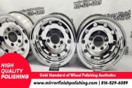 Ford Aluminum Truck Wheels AFTER Chrome-Like Metal Polishing and Buffing Services / Restoration Services | Wheels Polishing Services