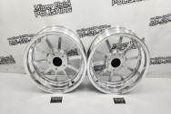 Aluminum Wheel Back Barrels (Customer Added Option in Middle of Process) AFTER Chrome-Like Polishing | Wheel Polishing | Aluminum Polishing Services