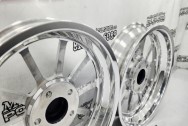 Aluminum Wheel Back Barrels (Customer Added Option in Middle of Process) AFTER Chrome-Like Polishing | Wheel Polishing | Aluminum Polishing Services